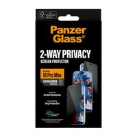 PanzerGlass Vetro temperato privacy antibatterico ultra-wide con applicatore Apple iPhone 18 Pro Max
