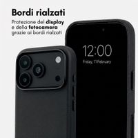 Accezz Cover in Pelle con MagSafe Apple iPhone 18 Pro / 17 Pro - Onyx Black