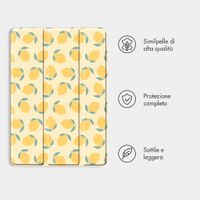 imoshion Cover Trifold Design Apple iPad 6 (2018) 9.7 pollici / iPad 5 (2017) 9.7 pollici / Air 2 (2014)/Air 1 (2013) - Citrus Dream
