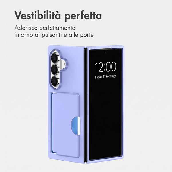 imoshion Backcover con porta carte Samsung Galaxy Z Fold 8 Ultra - Lilla