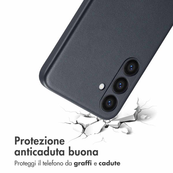 Accezz Cover in Pelle con MagSafe Samsung Galaxy S24 Plus - Onyx Black
