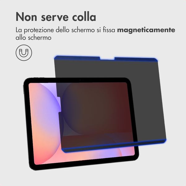 Accezz Pellicola protettiva con privacy magnetica Samsung Galaxy Tab S10 Lite / S10 FE / S9 FE / S9 / S8 / S7