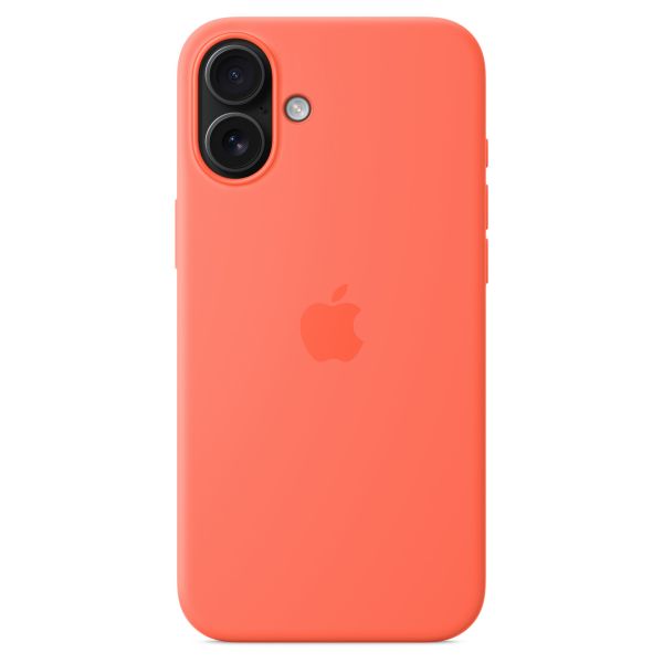 Apple Cover Posteriore in Silicone con MagSafe Apple iPhone 16 Plus - Tangerine Orange