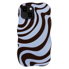 Selencia Cover Vivid Wavy con MagSafe Apple iPhone 14 / 13 - Dream Swirl Chocolate