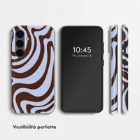 Selencia Cover posteriore Vivid con MagSafe Samsung Galaxy S24 - Dream Swirl Chocolate