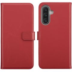 Selencia Cover a libro in vera pelle Samsung Galaxy A17 (5G) / (4G) - Rosso