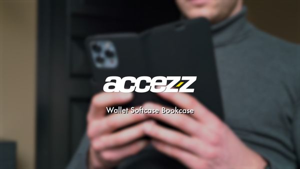 Accezz Cover a libro Portafoglio Apple iPhone 18 Pro / 17 Pro - Nero