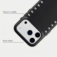 Selencia Cover posteriore Studs con MagSafe Apple iPhone 17 Pro - Velvet Black