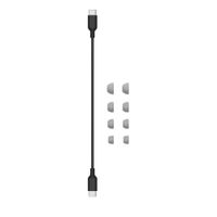 Beats Studio Buds + Earbuds - Auricolari wireless - Cancellazione attiva del rumore - Cosmic Silver