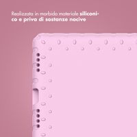 imoshion Cover Posteriore Kidsproof con Maniglia Apple iPad 11 (2025) 11 pollici A16 / iPad 10 (2022) 10.9 pollici - Rosa chiaro
