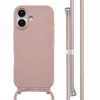imoshion Cover in Silicone con Cordino Apple iPhone 17 - Sand Pink