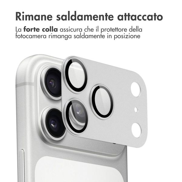 imoshion Protezione fotocamera in Vetro 2 Pezzi Apple iPhone 17 Pro Max - Silver
