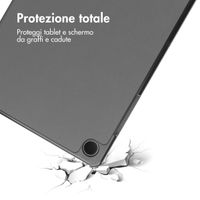 imoshion Cover a libro Trifold Samsung Galaxy Tab A9 Plus - Grigio