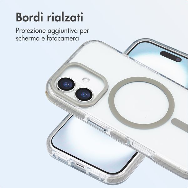 imoshion Cover Combat MagSafe Apple iPhone 16 - Grigio