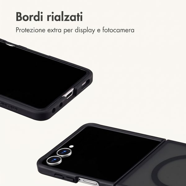 imoshion Cover posteriore Color Guard con MagSafe Samsung Galaxy Z Flip 8 - Nero