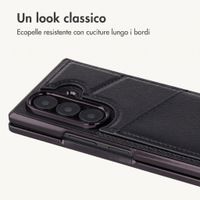 imoshion Cover posteriore MagSafe in pelle sintetica con portacarte Samsung Galaxy Z Fold 8 Ultra - Nero