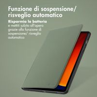 Accezz Cover Tablet Classica Samsung Galaxy Tab S9 11.0 pollici / S10 Lite / S10 FE / S9 FE 10.9 pollici - Verde