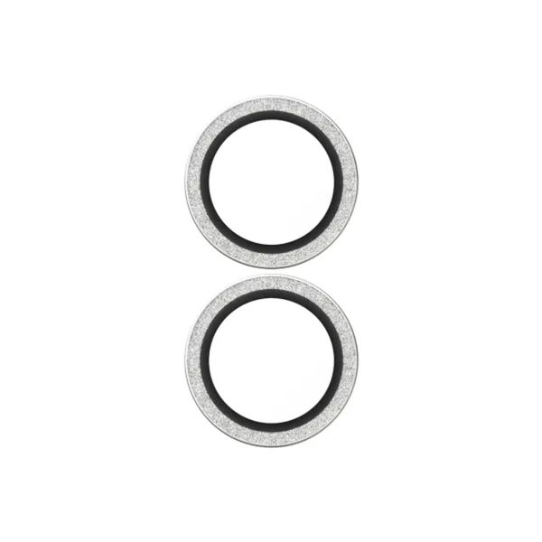 PanzerGlass Pellicoprotettiva fotocamera Hoops Optic Rings Apple iPhone 17 - Glitter Argento