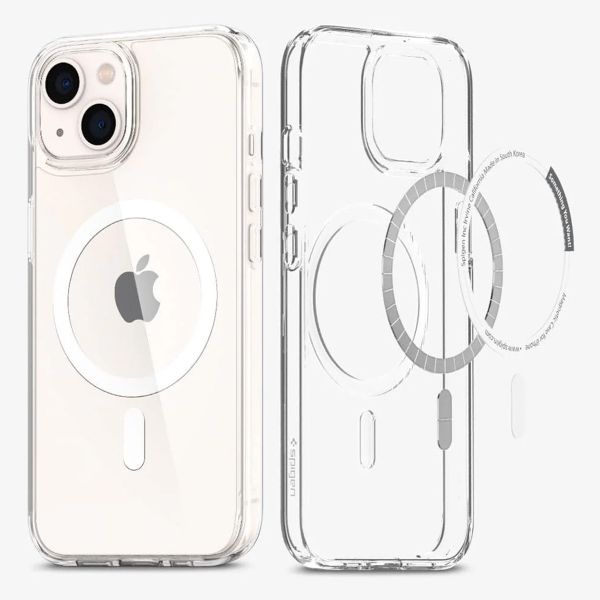 Spigen Cover Posteriore Ultra Ibrida con MagSafe Apple iPhone 13 - White