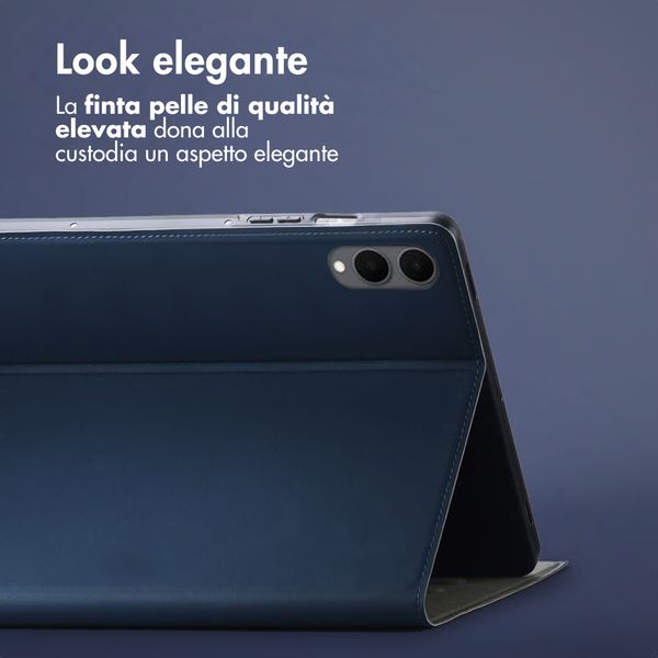 Accezz Cover Tablet Classica Samsung Galaxy Tab S11 Ultra - Blu scuro