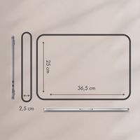 Selencia Cover per laptop in velluto a coste 15-16 pollici - Sleeve per laptop - Soft Blush