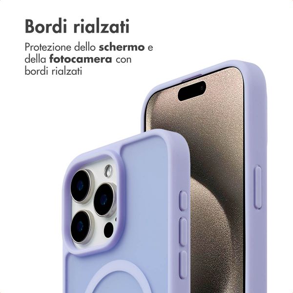 imoshion Cover posteriore Color Guard con MagSafe Apple iPhone 15 Pro Max - Lilla