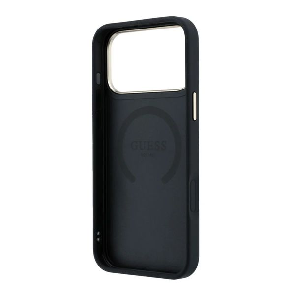 Guess Cover posteriore 4G Metal Logo MagSafe Apple iPhone 18 Pro Max / 17 Pro Max - Black