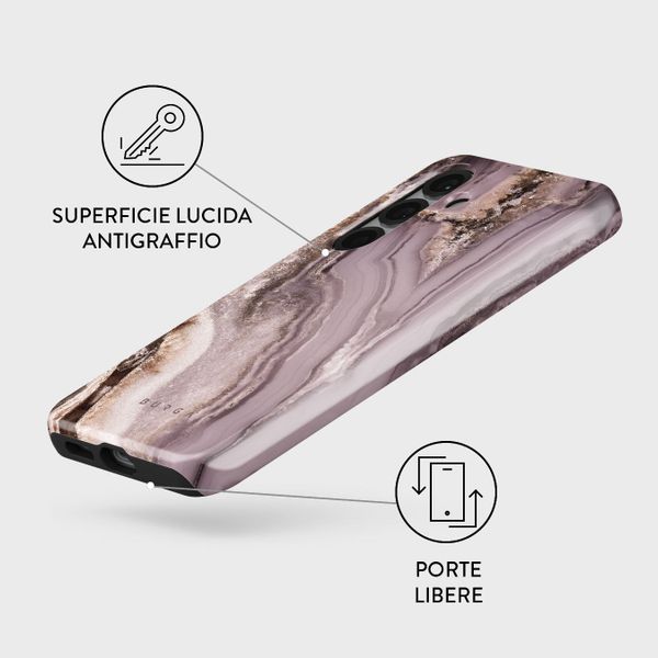 Burga Cover Posteriore Resistente Samsung Galaxy S25 Plus - Golden Taupe