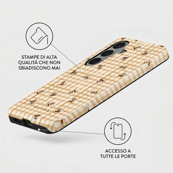 Burga Cover Posteriore Resistente con MagSafe Samsung Galaxy S26 - Honeycomb