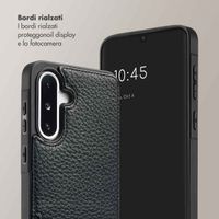 Selencia Cover per telefono Nova con cordino e portacarte Samsung Galaxy A36 / A56 - Nero