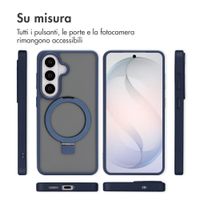 Accezz Cover con anello e supporto con MagSafe Samsung Galaxy S26 - Blu
