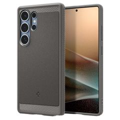 Spigen Cover Rugged Armor con MagSafe Samsung Galaxy S25 Ultra - Marble Gray