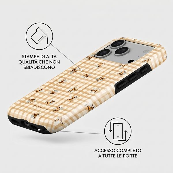 Burga Cover Posteriore Resistente con MagSafe Apple iPhone 17 Pro - Honeycomb
