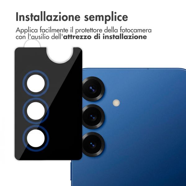 imoshion 2 Pack protezione lente fotocamera Samsung Galaxy S25 Plus - Navy