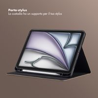 Selencia Cover Riva Apple iPad Air 11 pollici (2026) M4 / (2025) M3 / (2024) M2 / Air 5 (2022) / Air 4 (2020) - Beige