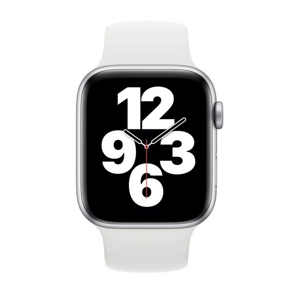 Apple Cinturino Solo Loop Apple Watch | 44/45/46/49 mm - Taglia 6 - White