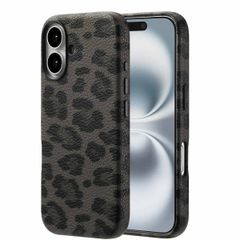Selencia Cover Sabi Stampa pantera con MagSafe Apple iPhone 16 - Midnight Black