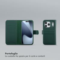 Selencia Libreria rimovibile Olyn con MagSafe Apple iPhone 17 Pro - Verde