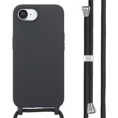 imoshion Cover in Silicone con Cordino Apple iPhone 17e / 16e - Nero