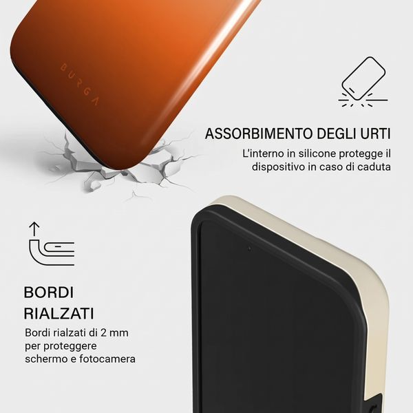 Burga Cover Posteriore Resistente con MagSafe Apple iPhone 14 - Slow Burn