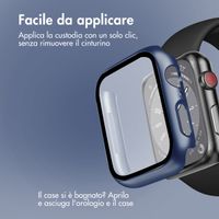 imoshion Cover rigida integrale Apple Watch 7 / 8 / 9 - 45 mm - Blu scuro