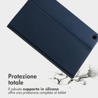 Accezz Cover Tablet Classica Samsung Galaxy Tab A9 Plus - Blu scuro