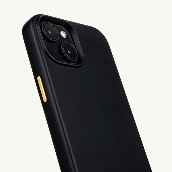 Selencia Cover posteriore Rivièra con MagSafe con ganci rimovibili Apple iPhone 14 / 13 - Velvet Black