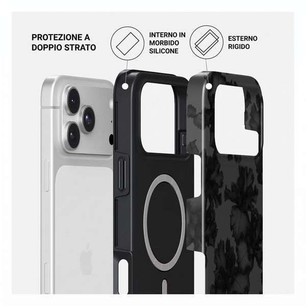 Burga Cover Posteriore Resistente con MagSafe Apple iPhone 18 Pro Max - Nocturnal