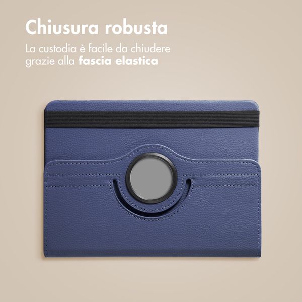 imoshion Cover Girevole a 360° Samsung Galaxy Tab A11 Plus - Blu scuro