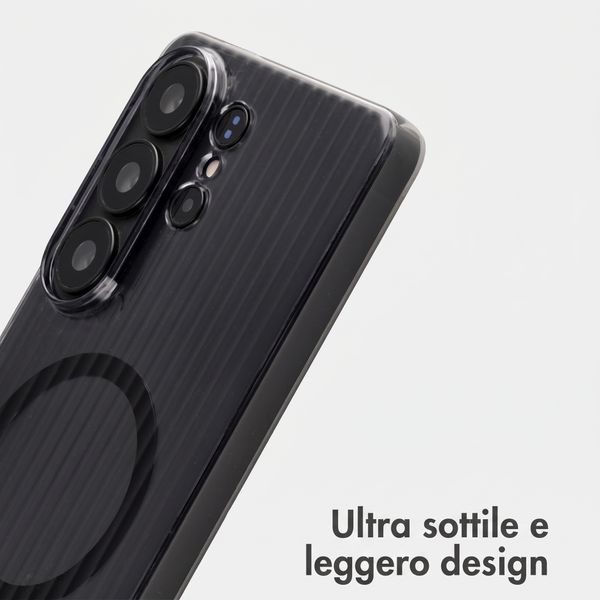 Accezz Cover Lite con MagSafe | Fluted | Samsung Galaxy S26 Ultra - Nero