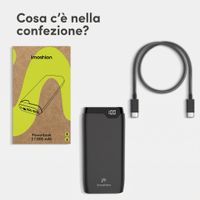 imoshion Powerbank - 27.000 mAh - Quick Charge e Power Delivery - 30W - Nero
