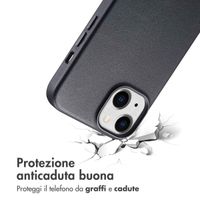 Accezz Cover in Pelle con MagSafe Apple iPhone 14 - Onyx Black