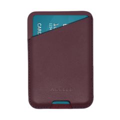 Accezz Portacarte in pelle - Compatibile con MagSafe e Qi2 - Heath Purple