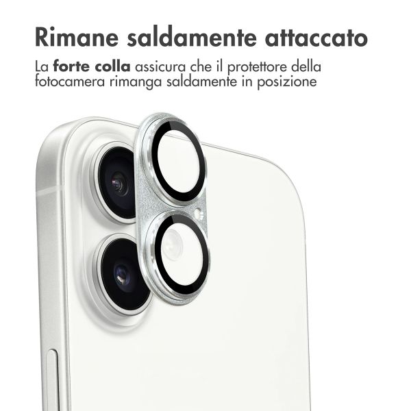 imoshion Protezione fotocamera in Vetro 2 Pezzi Apple iPhone 17 - Silver